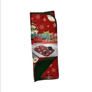 Baby YODA Star Wars the mandalorian holiday dish drying mat